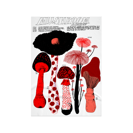 Mushroom Archive (Orange) by nnene.iie
