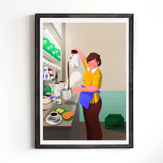 The Kopi Auntie by Somewan