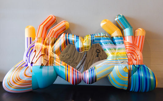 Heart Hands by Money Wang