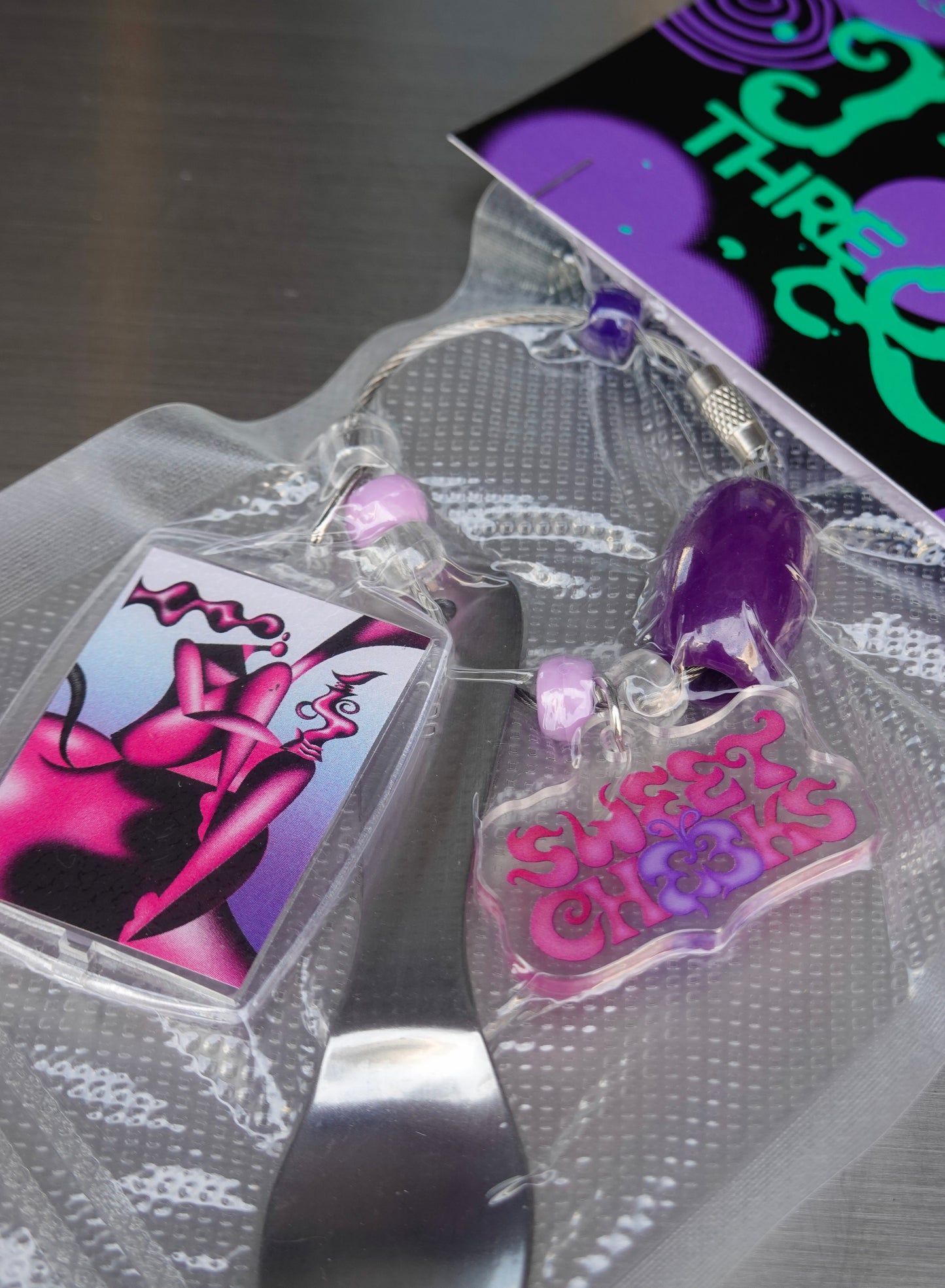 GOFY& Sweet Cheeks Keychain