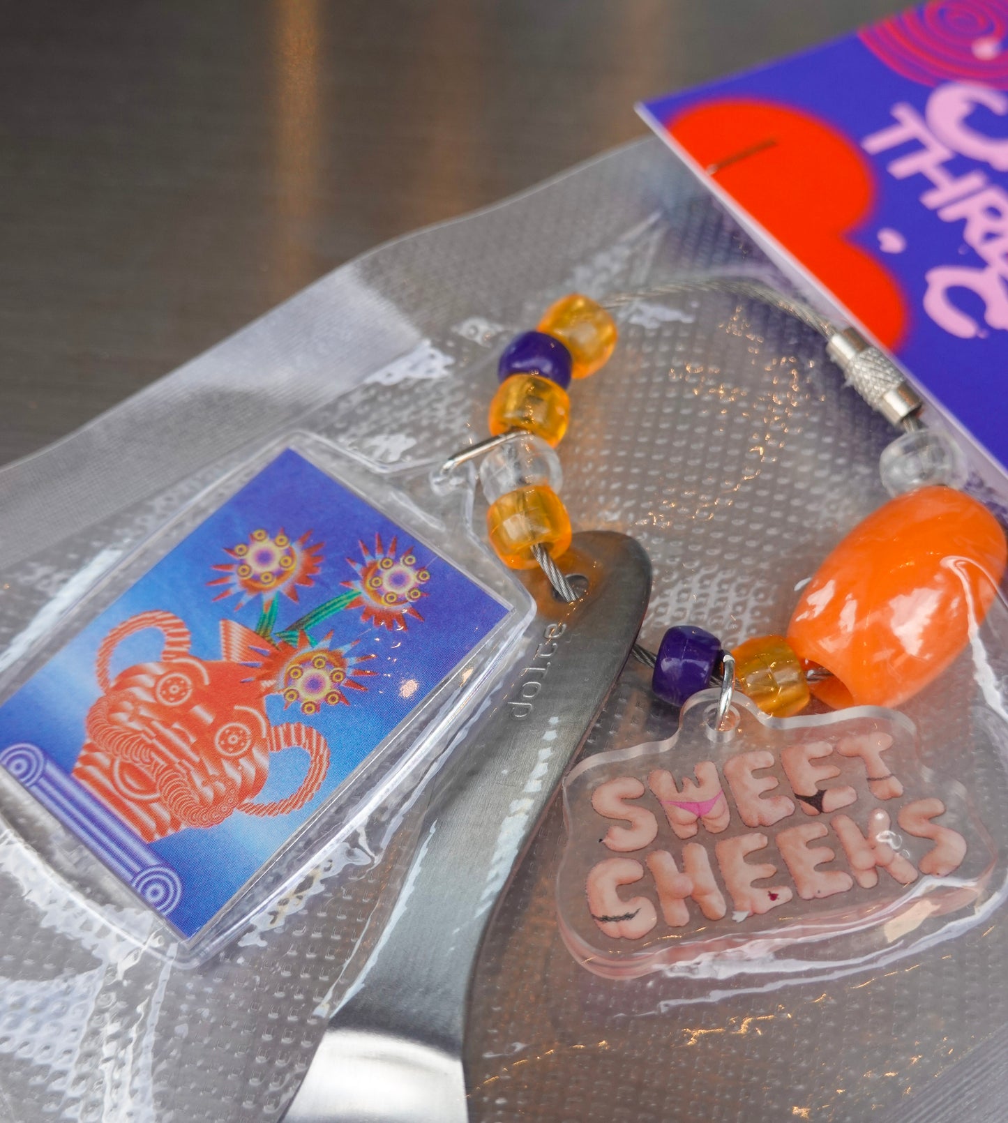 GOFY& Sweet Cheeks Keychain