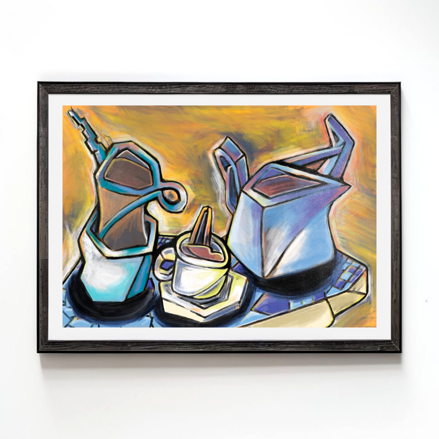 Sock, Kopi, and Brewing Pot by John Henry