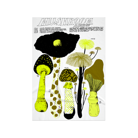 Mushroom Archive (Yellow) by nnene.iie