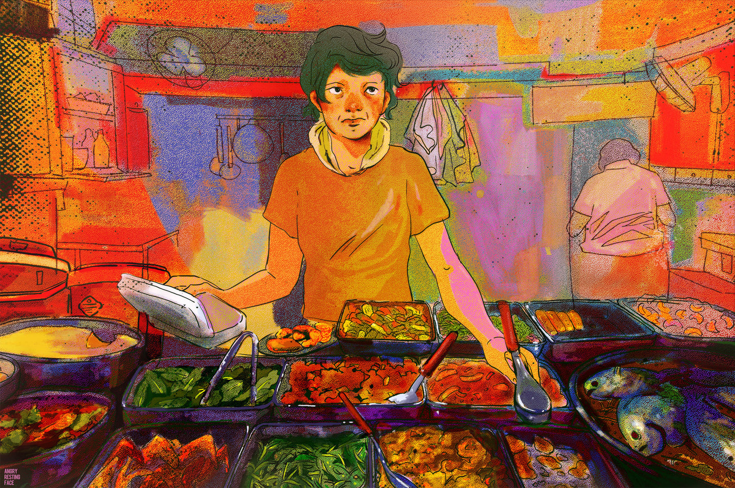 A Cai Png Store at Amoy Street Food Centre by Phoebe Ting