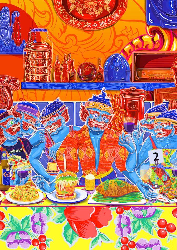 Last Supper in BANGKOK by PRAWR