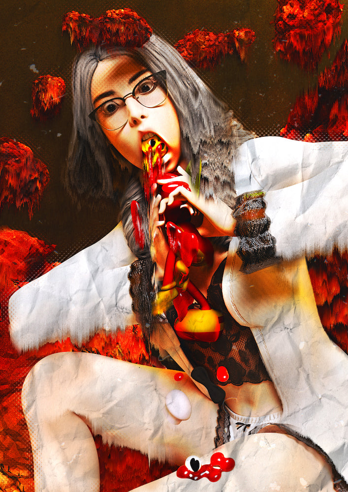 Sandy Devouring The Bee by Fahmi Sedek
