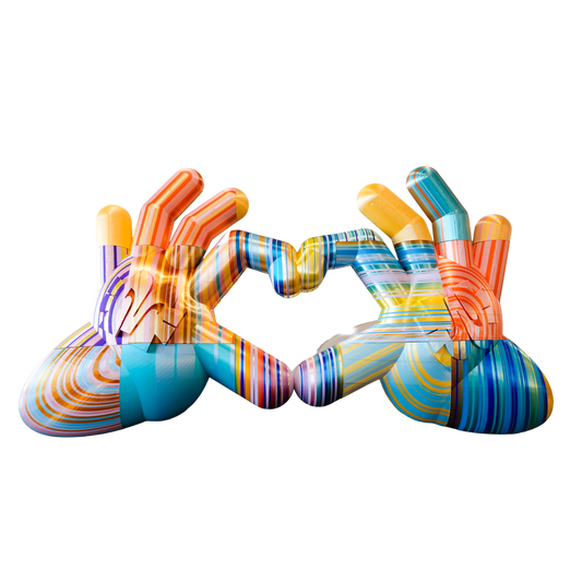 Heart Hands by Money Wang