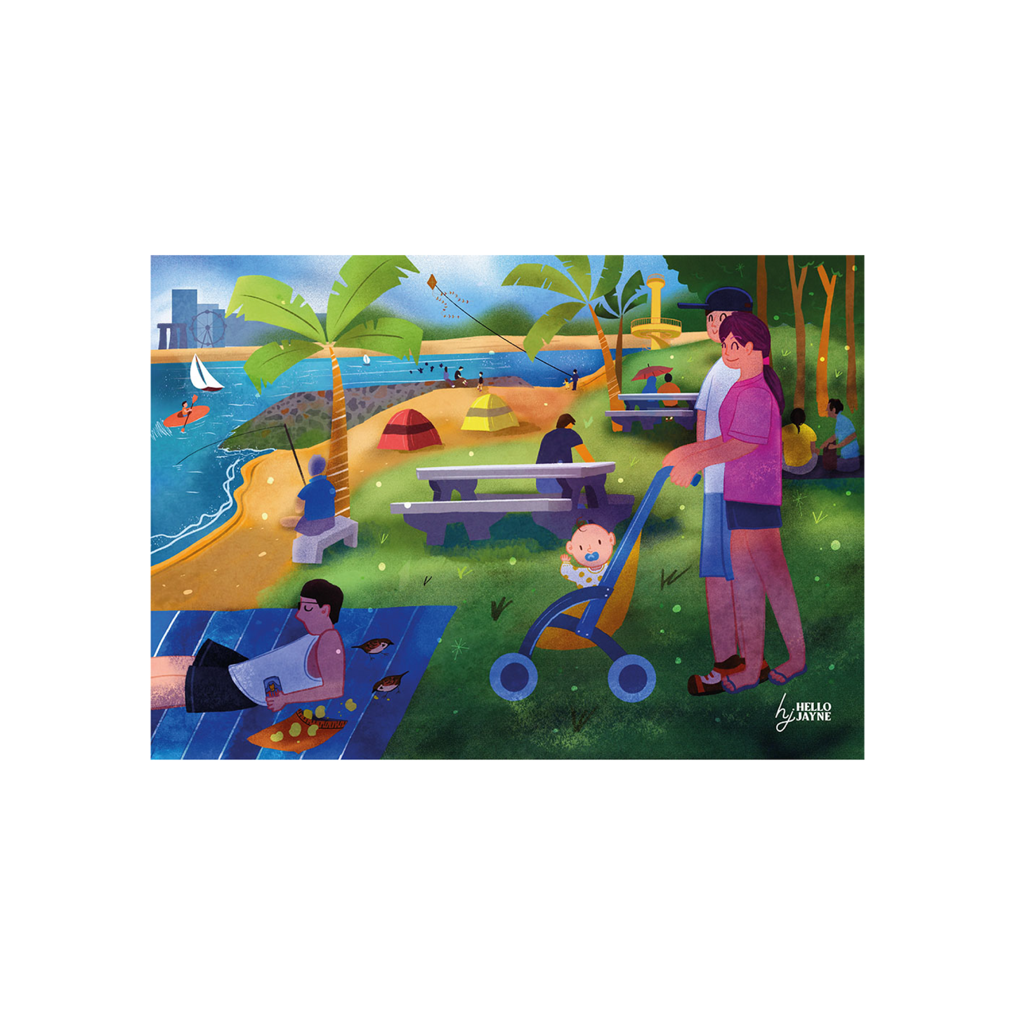 A Sunday Afternoon at East Coast Park by Hello Jayne