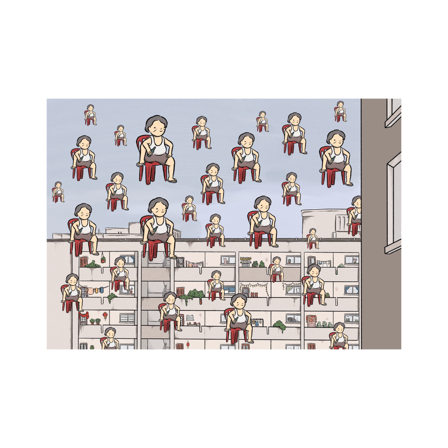 Buoyant Bedok Uncles by Ashley Seow