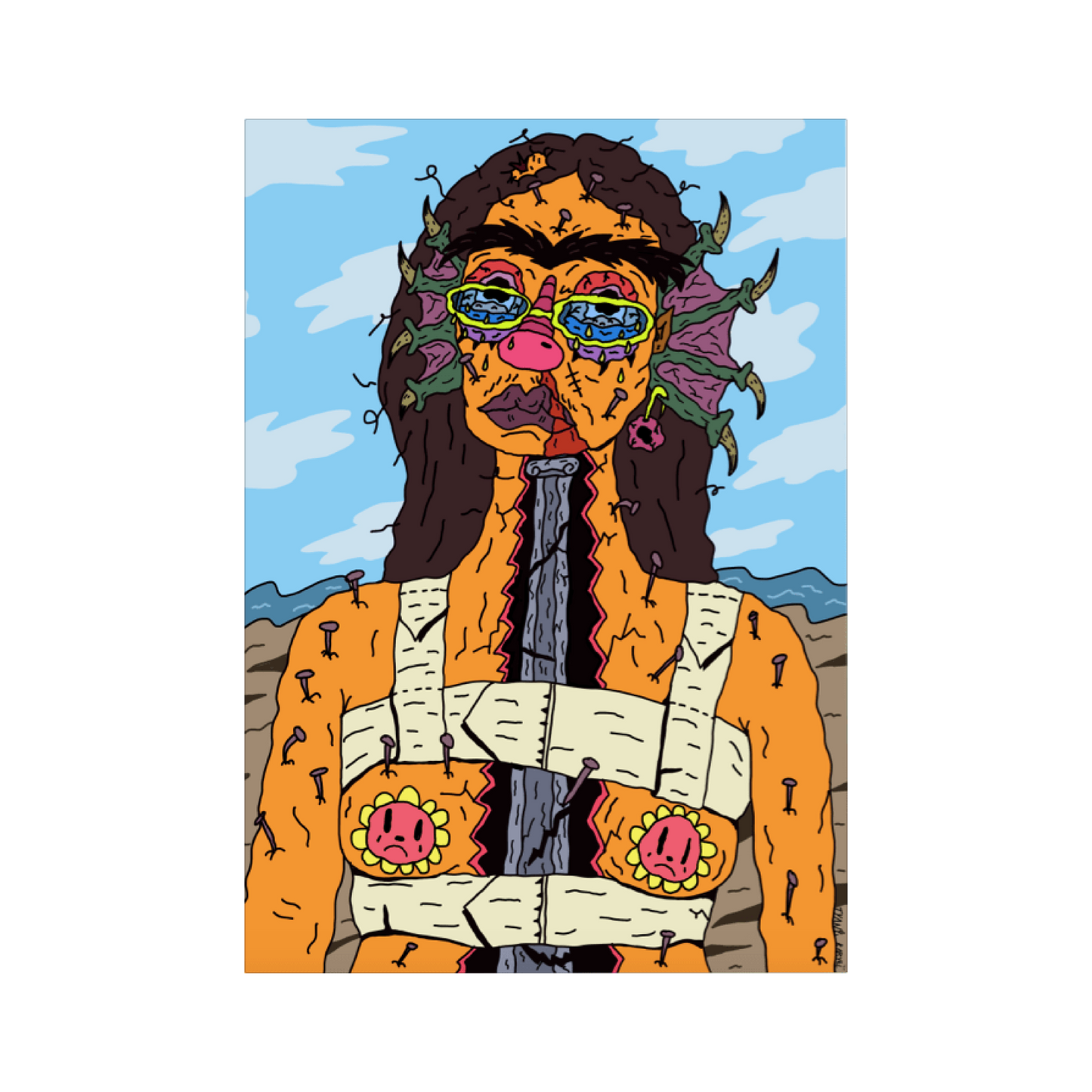 Broken Column of Frida Kahlo by Tyang Karyel