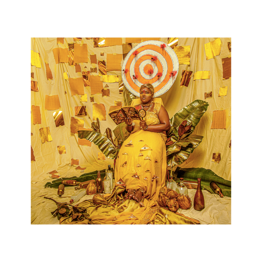 A Woman Bound In Gold, 2020 by Daniel Lee Adams (Photographer) with Abinaya Dhivya Mohan (Co-creator)