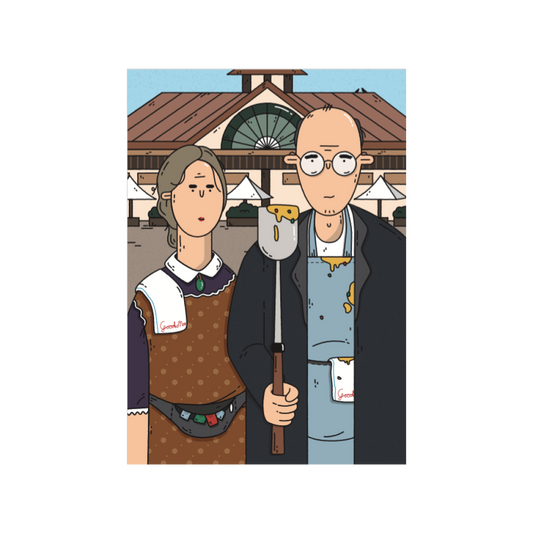 Singaporean Hawkers by Sandy Ang