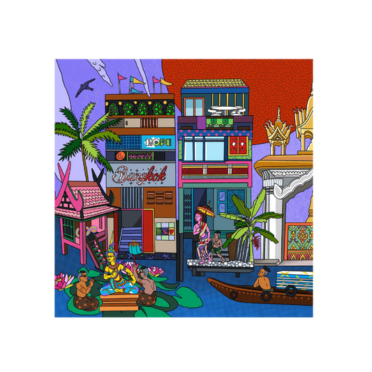 River Town by ArtSaveWorld