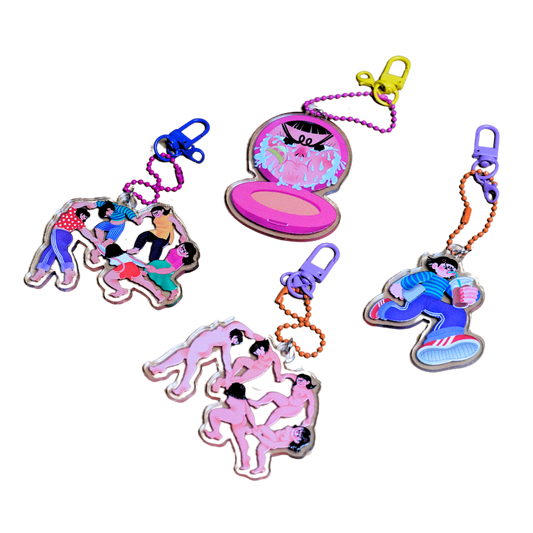 Acrylic Keychains by Tricia Salonga