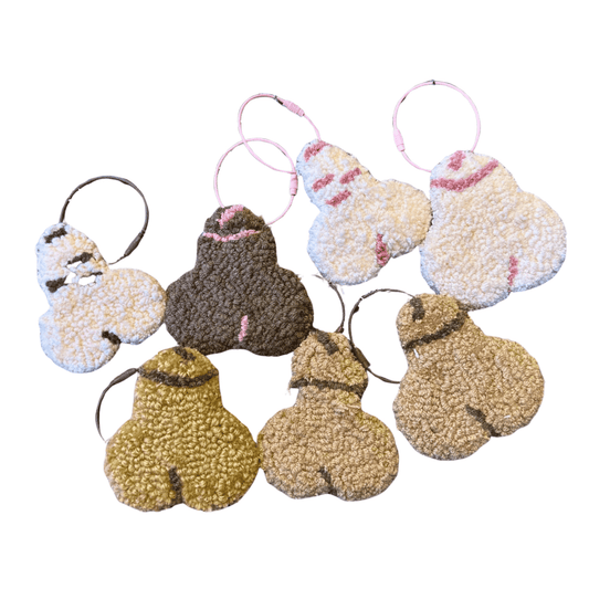 Tufted Dick Keychain by Profanity