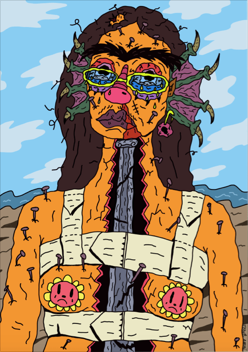 Broken Column of Frida Kahlo by Tyang Karyel - GOFY