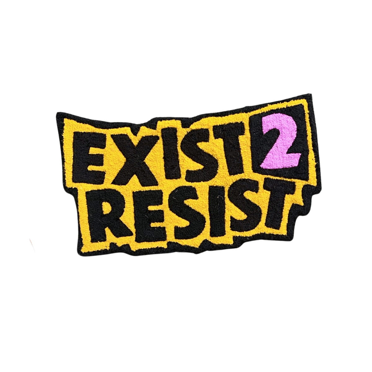 Exist to Resist Tufted Rug by Profanity