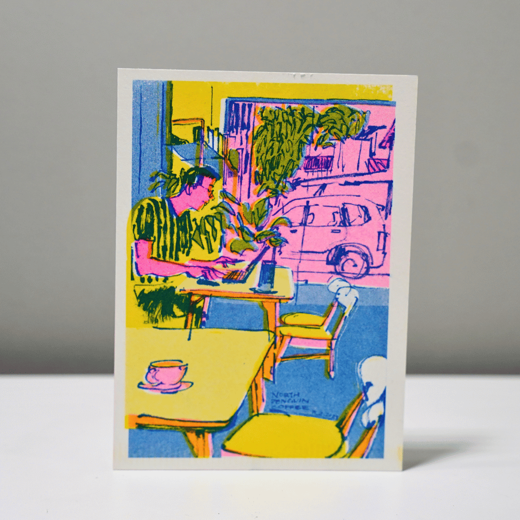 Riso Postcards by Shui Wong