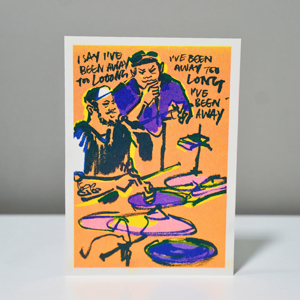 Riso Postcards by Shui Wong