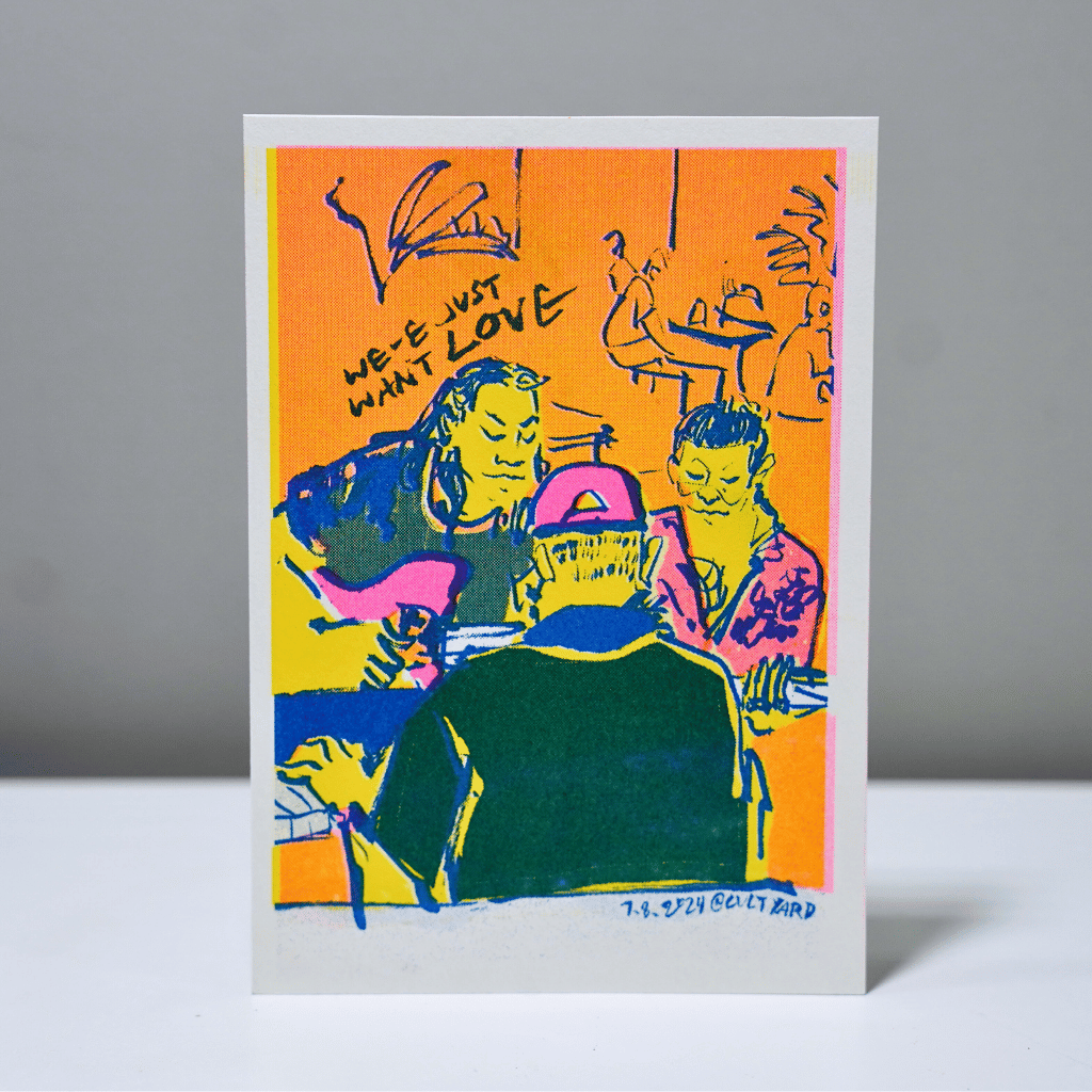 Riso Postcards by Shui Wong