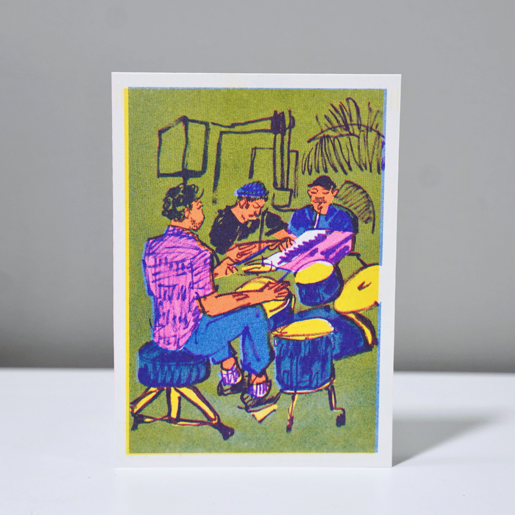 Riso Postcards by Shui Wong
