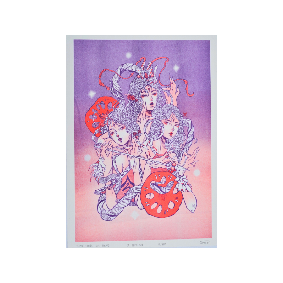 Three Heads Six Arms by Tororo.aoi