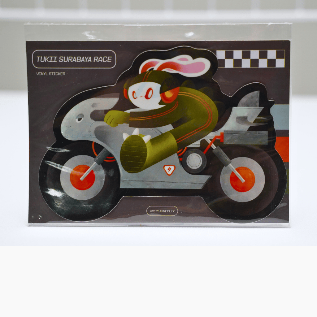 Tukii Vinyl Sticker by Refli