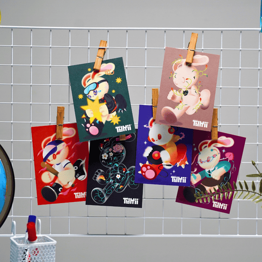 Tukii Postcards by Refli