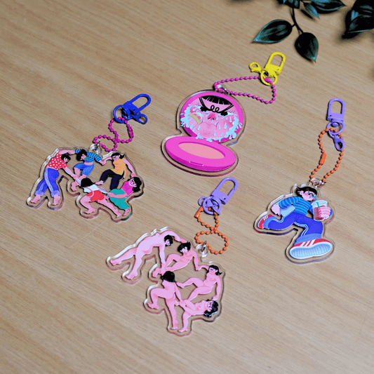 Acrylic Keychains by Tricia Salonga