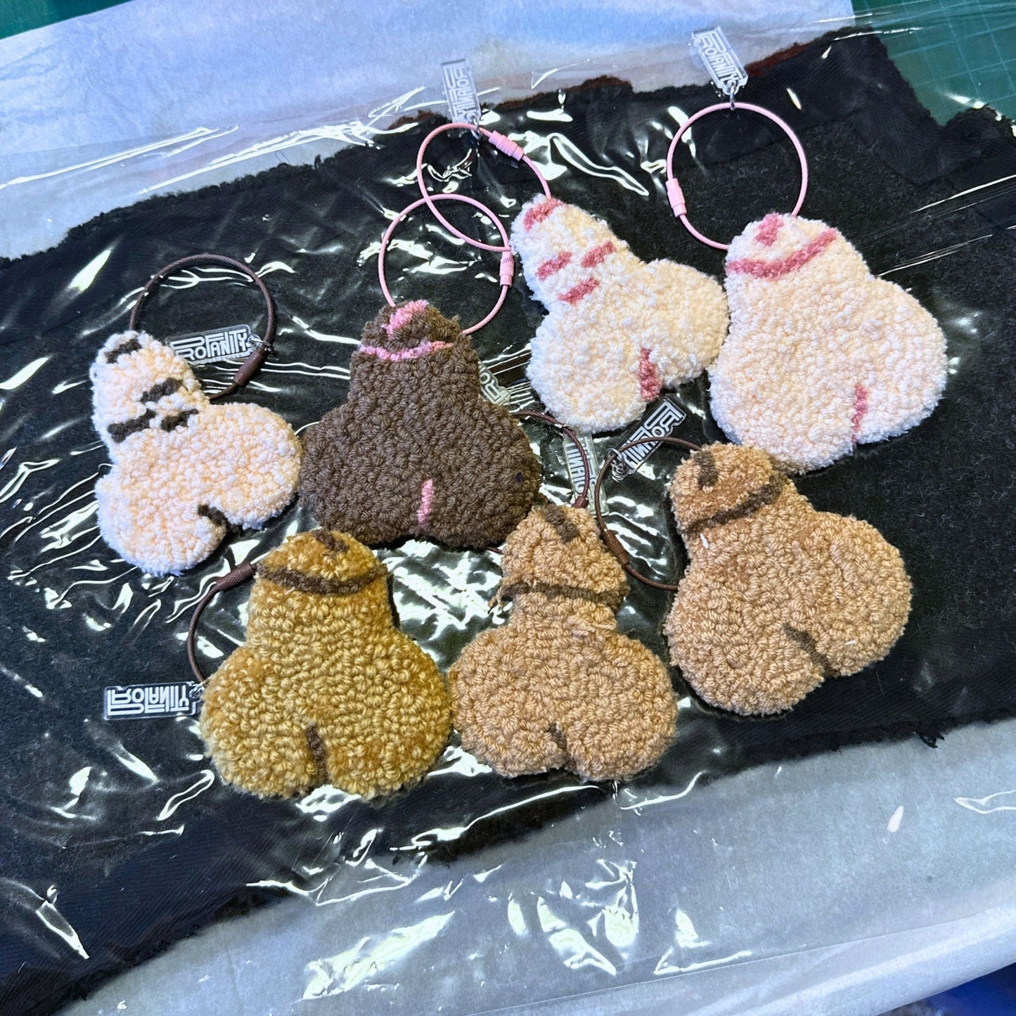 Tufted Dick Keychain by Profanity