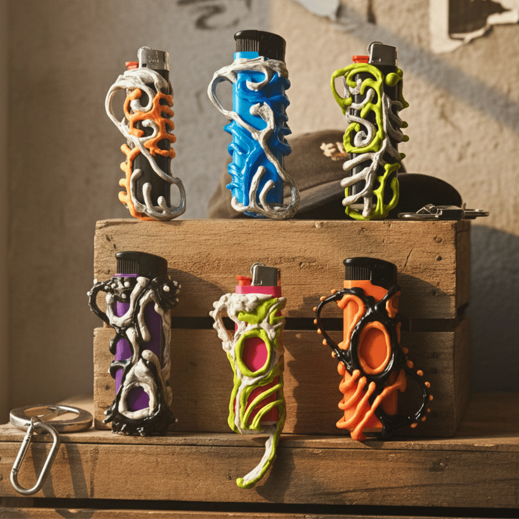 Fungus Lighter Holders by Yumworld