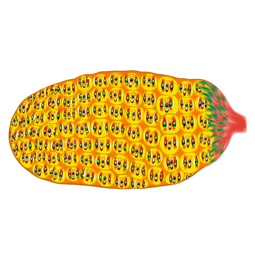 Happy Corn by Condo Ceramics