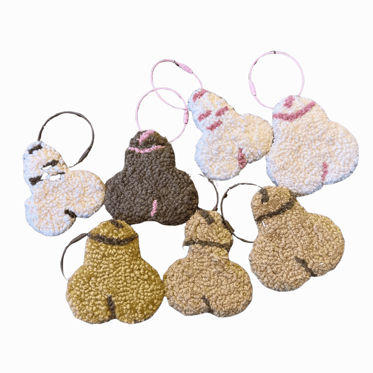 Tufted Dick Keychain by Profanity