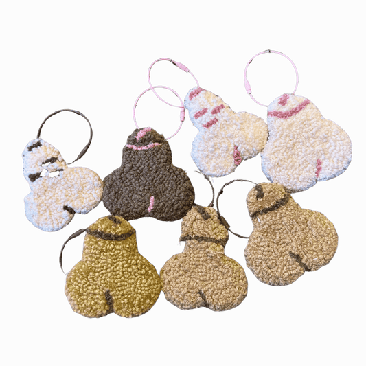 Tufted Dick Keychain by Profanity