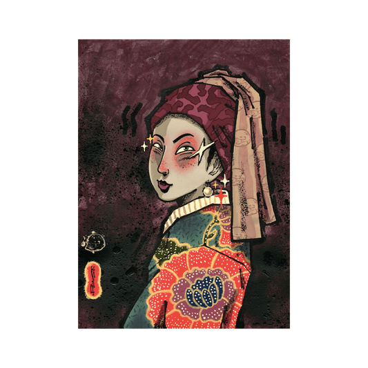Girl with Batik by Fivust