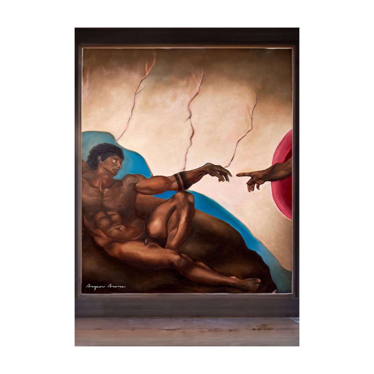 Recreation of Adam by Aryan Arora