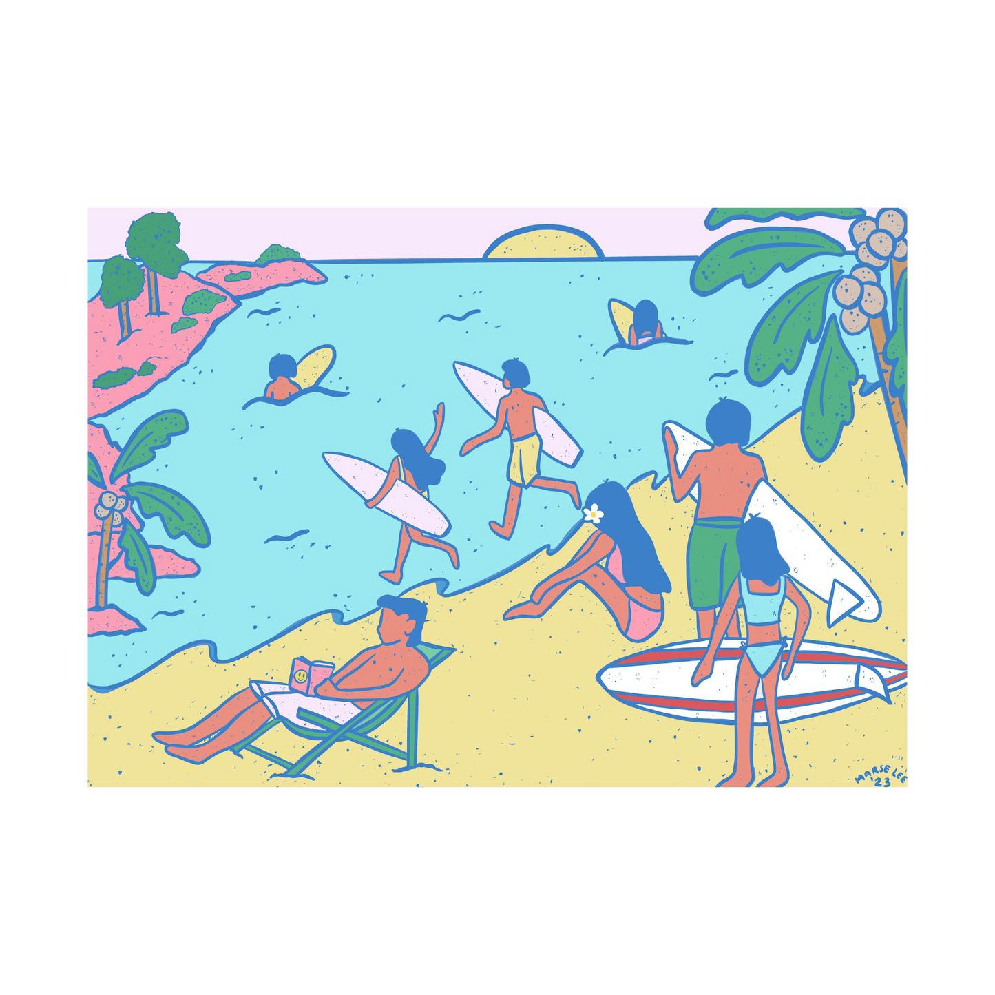 Weekends on the Island by Marse Lee