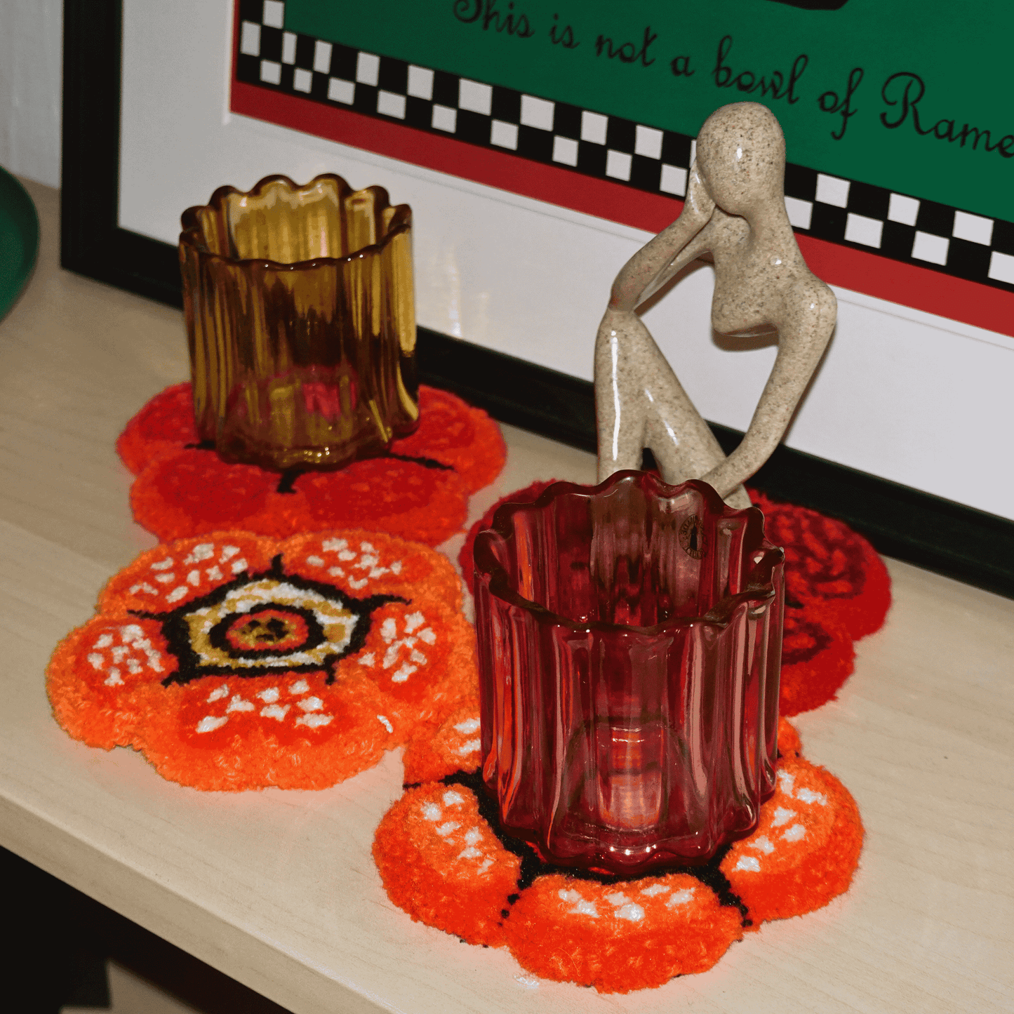 Tufted Rafflesia Coasters by Profanity