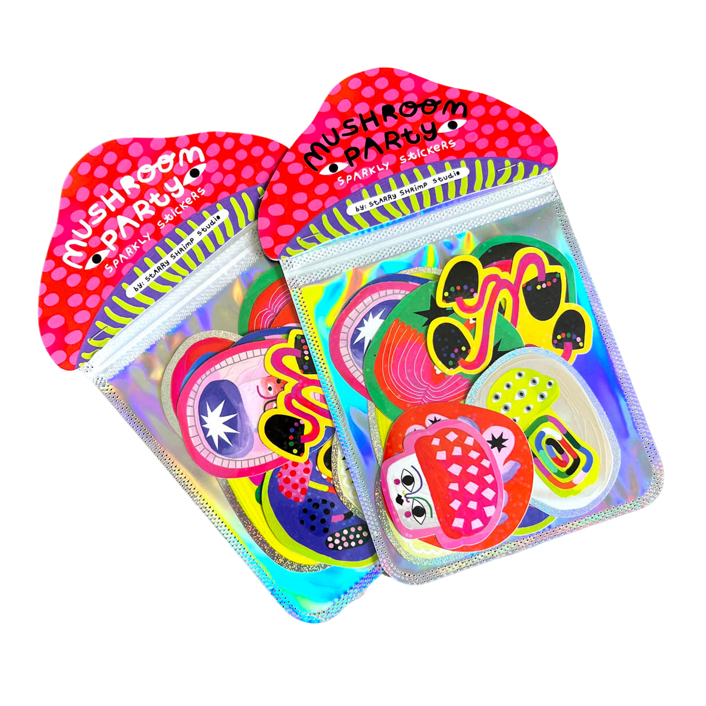 Mushroom Party Sticker Pack by Starry Shrimp