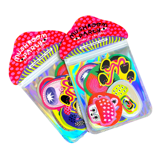 Mushroom Party Sticker Pack by Starry Shrimp