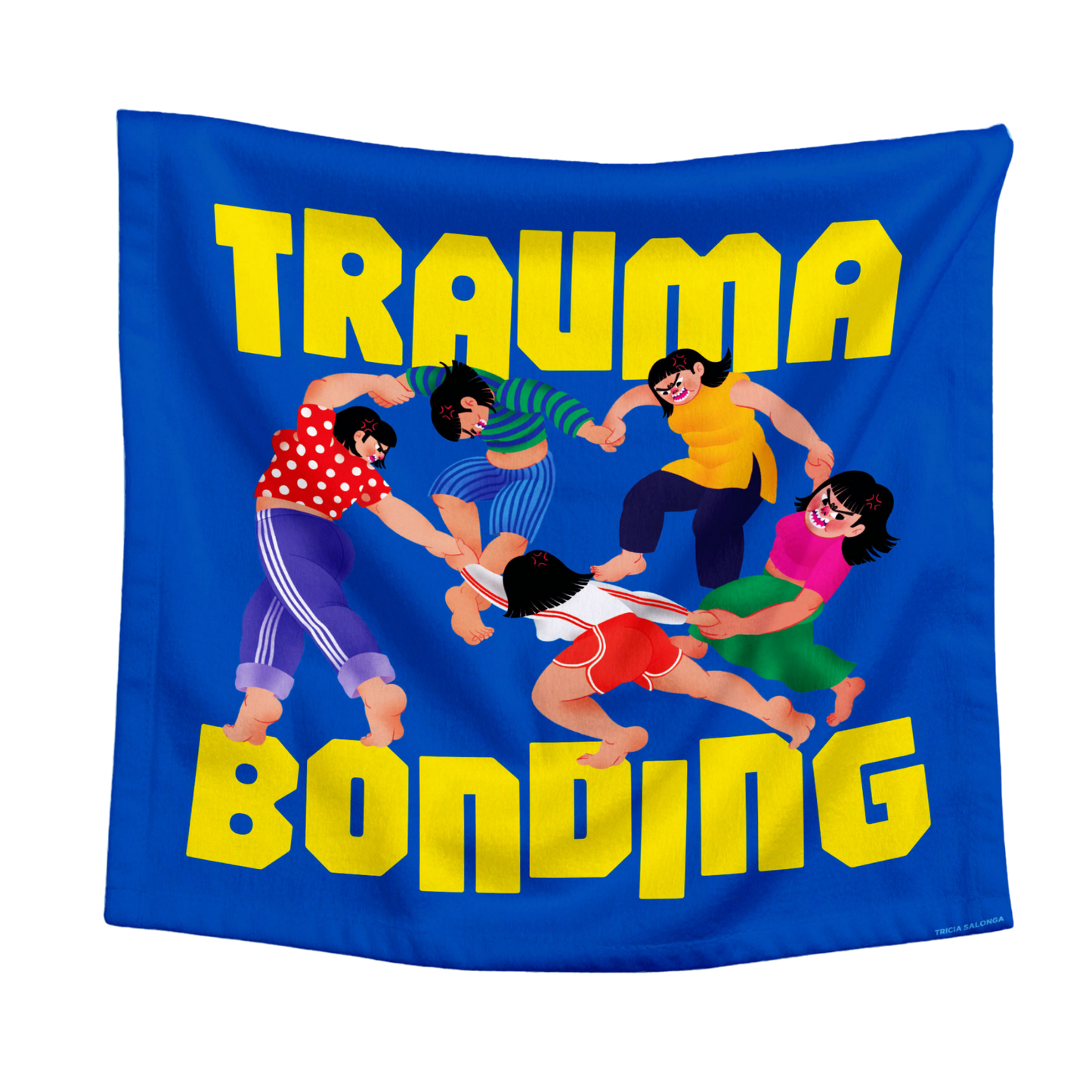 Trauma Bonding Picnic Mat Mini by Tricia Salonga