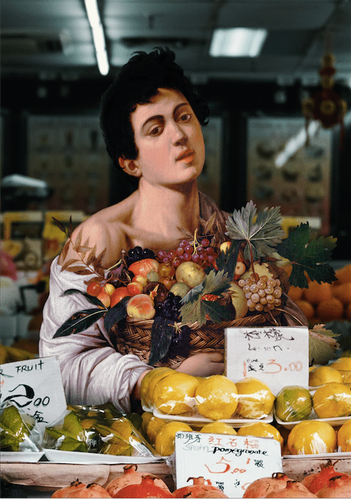 Fruit Stall Owner by The Next Most Famous Artist - GOFYDigital Print